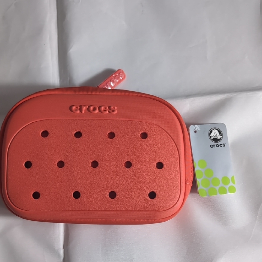 CROCS Classic Belt Bag, Starfish Red Color. New.